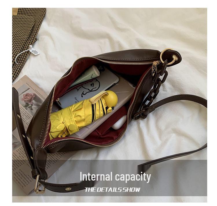 2026 Trendy Women's High-Quality Textured Crossbody Underarm Bag - Niche Design Single Shoulder Dumpling Bag