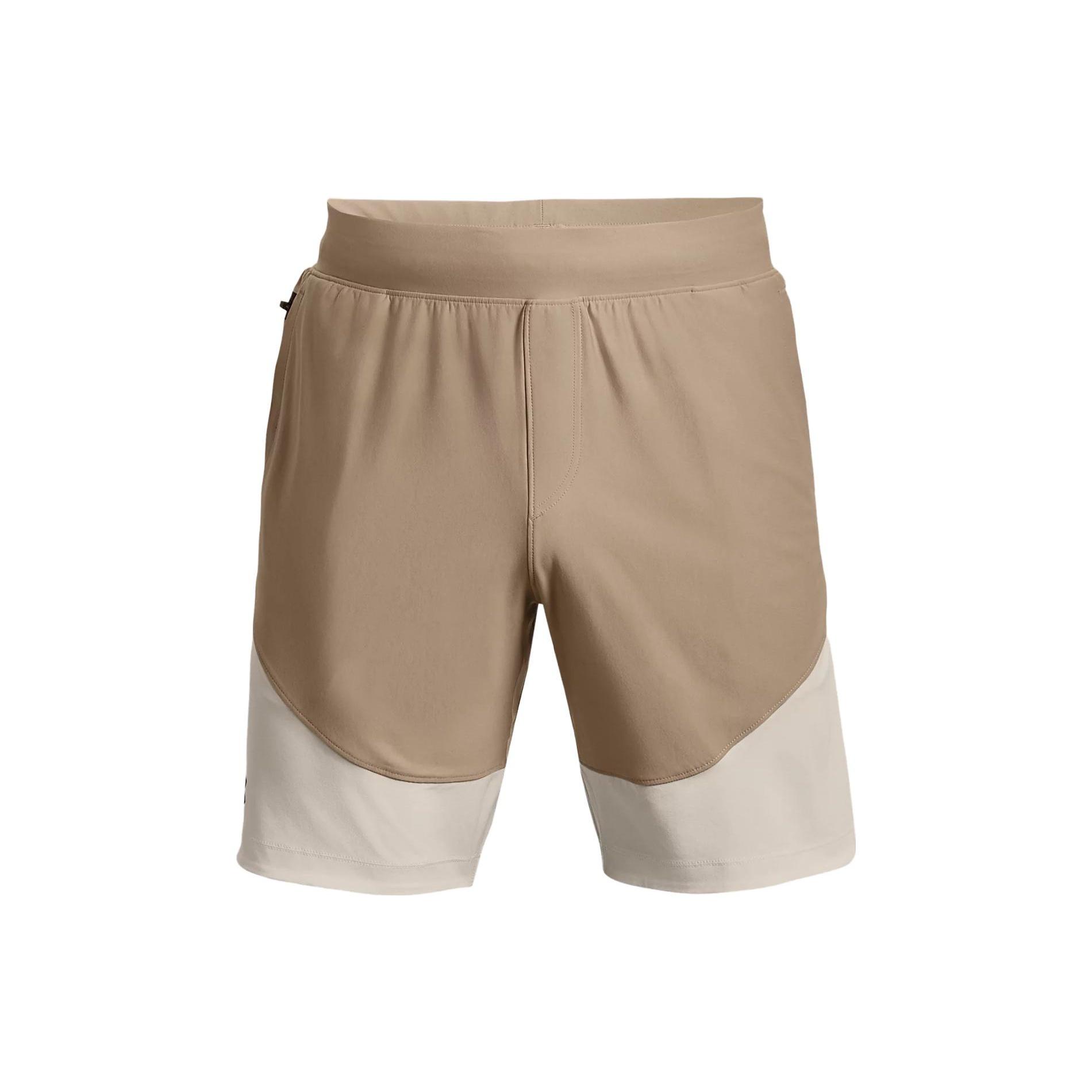 Under Armour Unstoppable Hybrid Shorts Light Brown Beige Men s 1373780-236 L