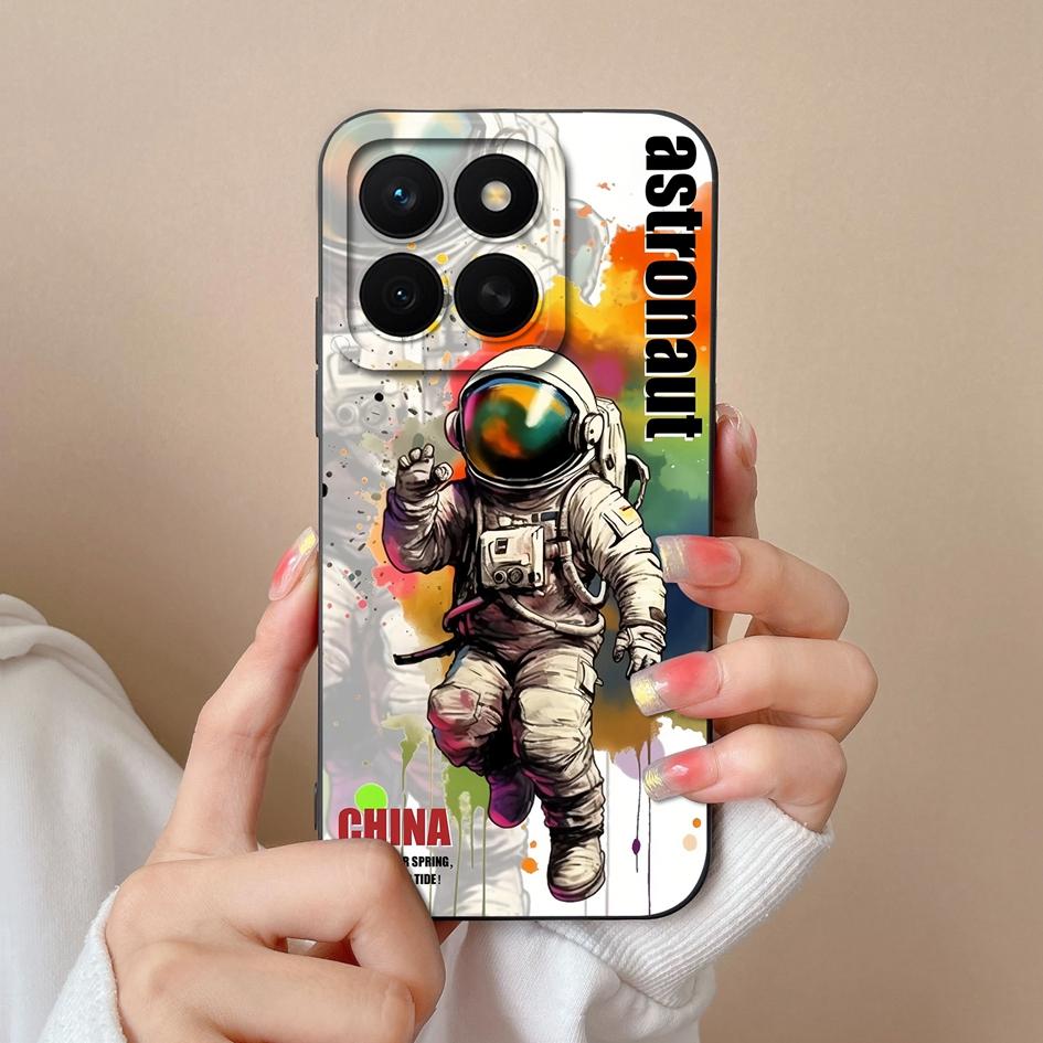 Hülle Für Huawei Honor X8c 7S 10i 20 20e 30 30S 50 50SE 60SE 70 Lite Pro Plus Hübsche Bunte Blume Flüssig Silikon Anti Rutsch Gehäuse Für Huawei Hülle