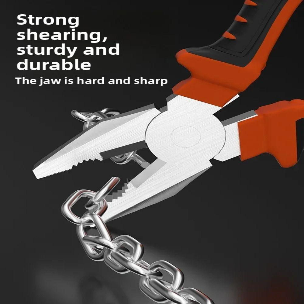 Large Opening Wire Stripping Pliers Cable Cutting Multifunction Hand Tool Metal Wires