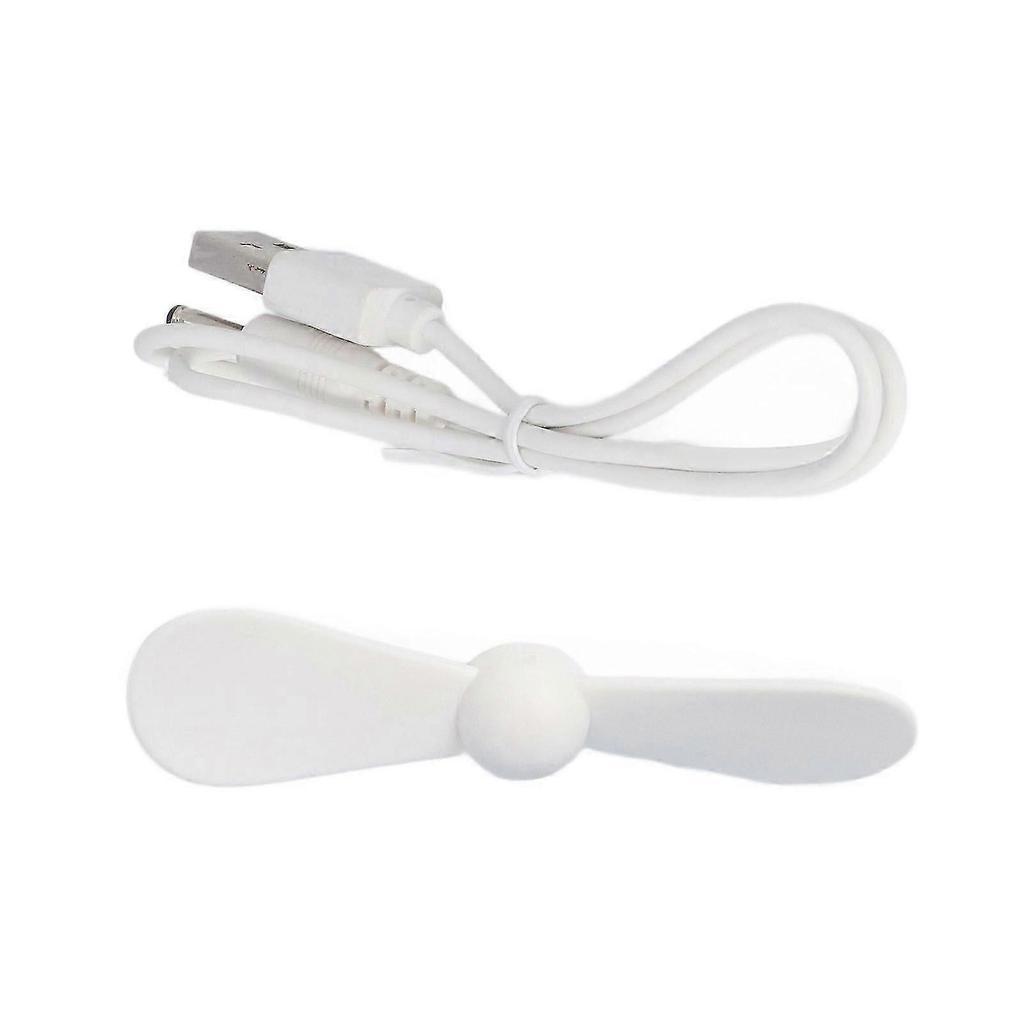Cartoon Spray Fan Portable Mini Handheld Usb Rechargeable Spray Fan For Home Office Blue Rabbit