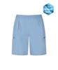 DISCOVERY EXPEDITION Uni Freshvent Lightweight Woven Training Cargo Knee-Length Shorts (Blue)
