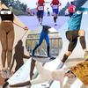ALPINT MOUNTAIN Professional Marathon Running Socks for Men, Compression Socks, Long Tube Jump Rope Sports Socks