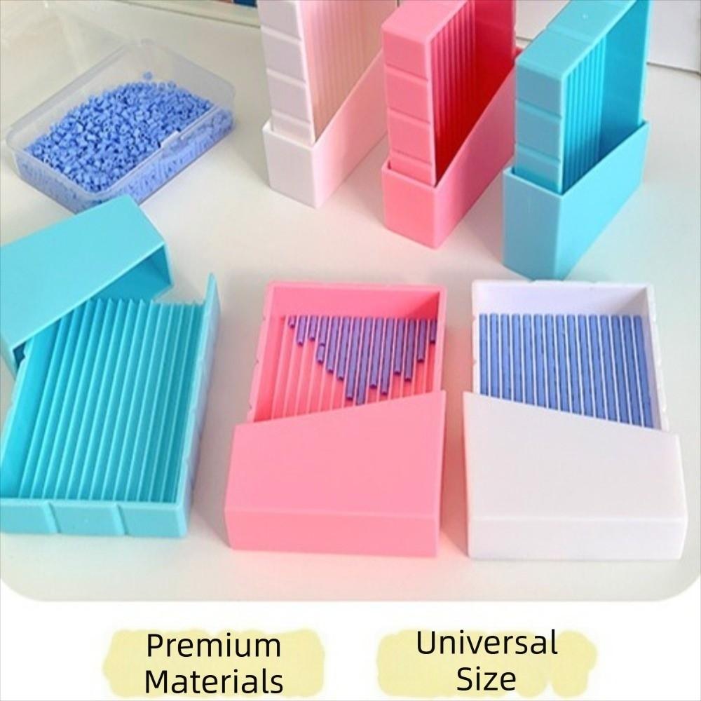 No Bean Jamming Bean-mixing Shovel 2-in-1 Baffle Fuse Beads Aligner Tray Cross Stitch Storge