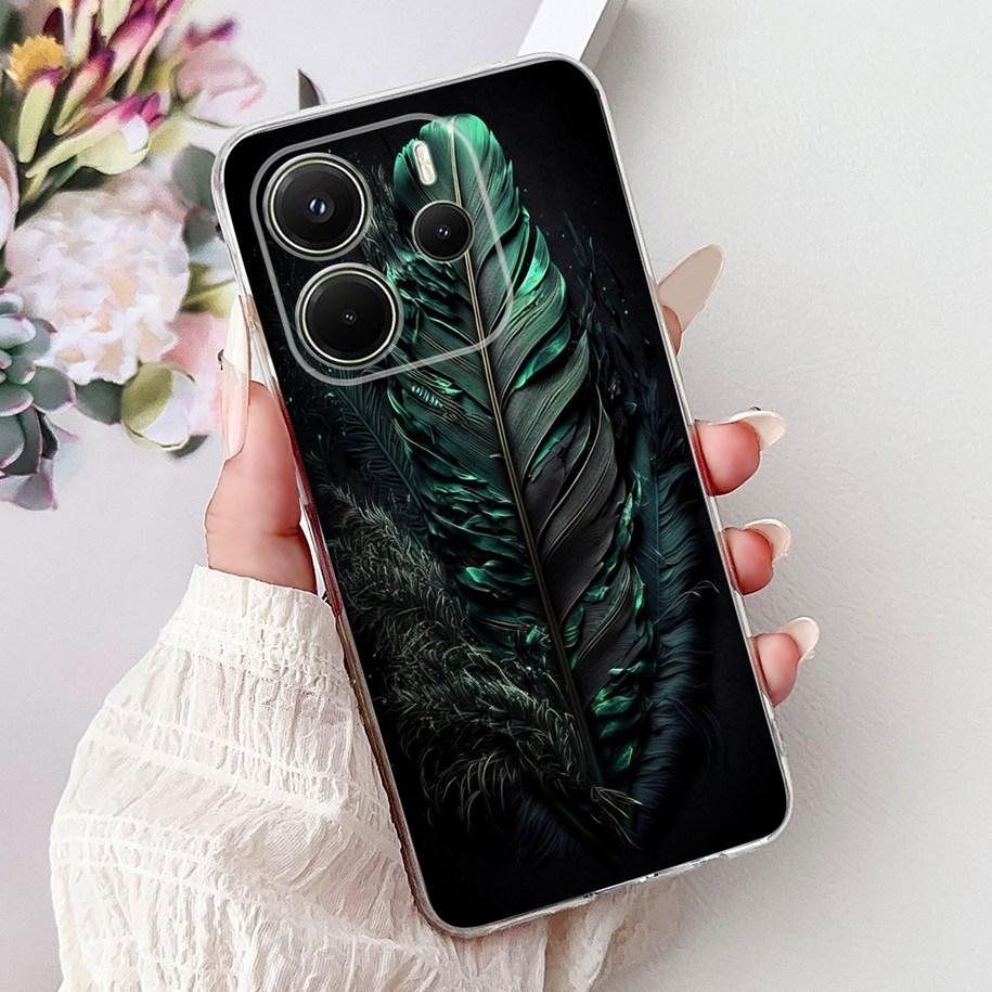 Silicone Case For Xiaomi Redmi Note 14 4G EU 2025 Cover Cool Lion Leopard Dragon Animals Soft Slim Coque For Note14 4G EU Fundas