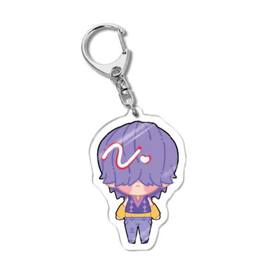 Korean Pop Cartoon Charm Acrylic Anime Character Boy Tiger Keychain Charm Cute Bag Backpack Charm Collectible Gift for Fans