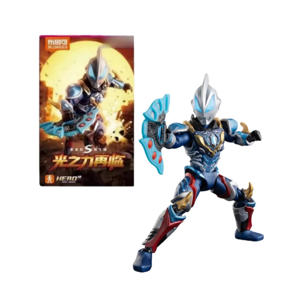 Blokees Ultraman Building Blocks Star Version S Wave 1 Genuine Geed Tiga Assembled Action Figure Toy In Stock