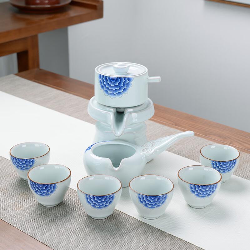 Chinese Ceramic Automatic Tea Set