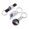For BMW 1 2 3 4 5 6 7 Series X1 X3 X4 X5 X6 X7 87 F20 E36 E46 E90 E39 F10 F16 Car Metal Leather Key Ring Decoration Accessories