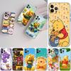CJ104 Winnie the Pooh Soft Shell Transparent Phone Case for Samsung Galaxy A04 A04S A14 A23 A34 A54 M23 M33 M52 M53