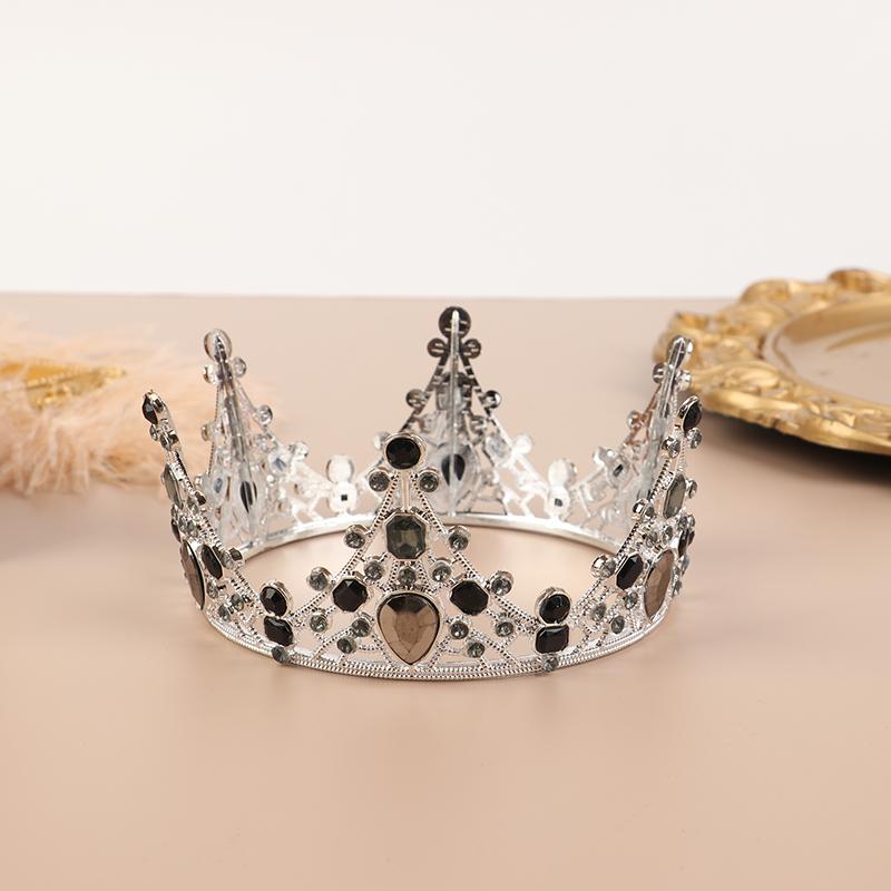 1Pc Metal Crown Cake Topper Gold Color Cake Decorative Topper Wedding Princess Birthday Baby Cake Dessert Decoration Flags