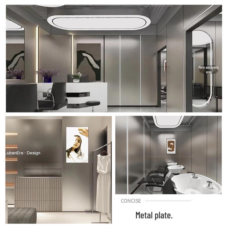 Bamboo Charcoal Wood & Metal Carbon Crystal Board PET Wall Panel - Brushed Carbon Gold Finish