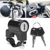 Diebstahlschutz Helm Schloss Lenkerhalterung Motorrad Elektro-Motorrad Universell Sicherheit Metallschloss Mit Schlüsselsatz