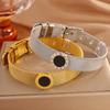 Luxurious Sporty Dial Decorative Stainless Steel Bracelets Suitable For Women To Wear Fashionable Zircon For Summer Travel