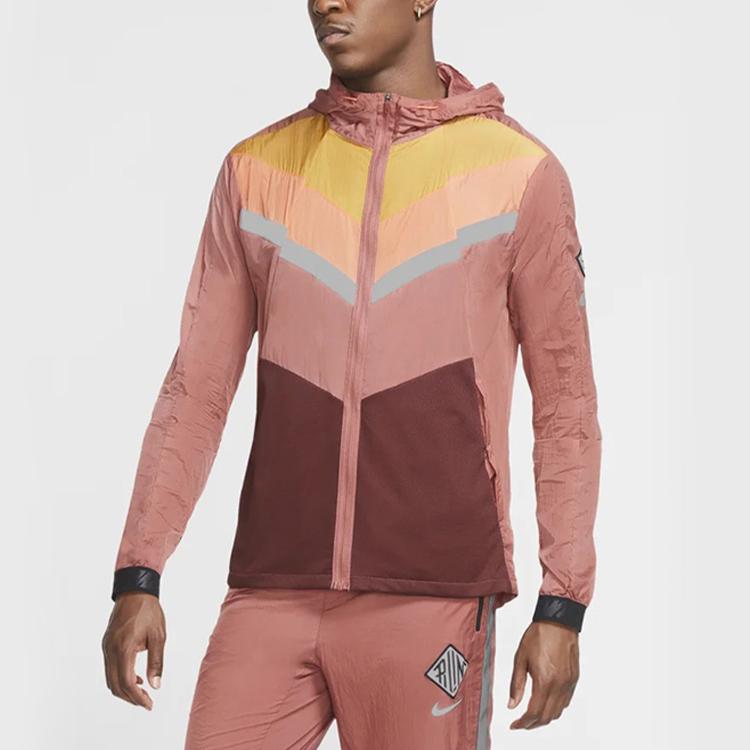 Nike Casual Sport Hooded Jacket Men Tops Clay-Red CU5739-652