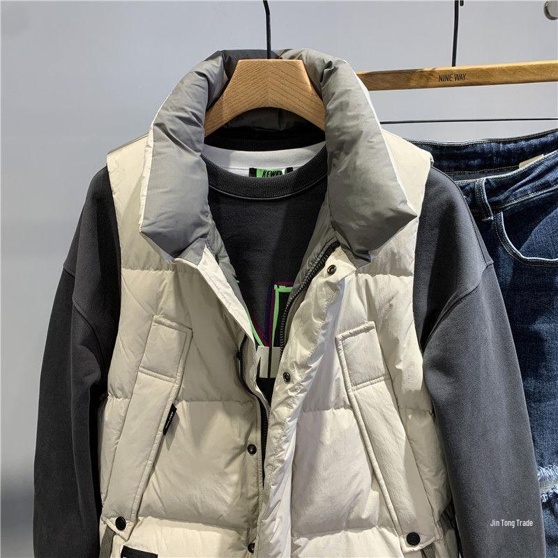 Men's Stylish Padded Vest - Warm Slim Fit Sleeveless Winter Jacket