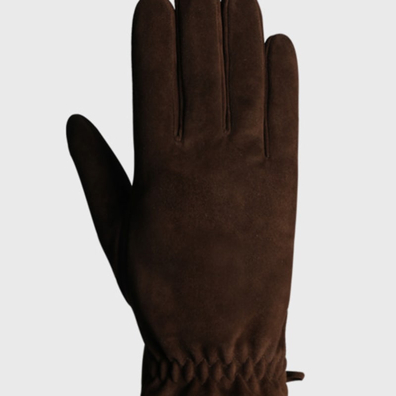 

SARTOR Willy Перчатки из замши коричневые M