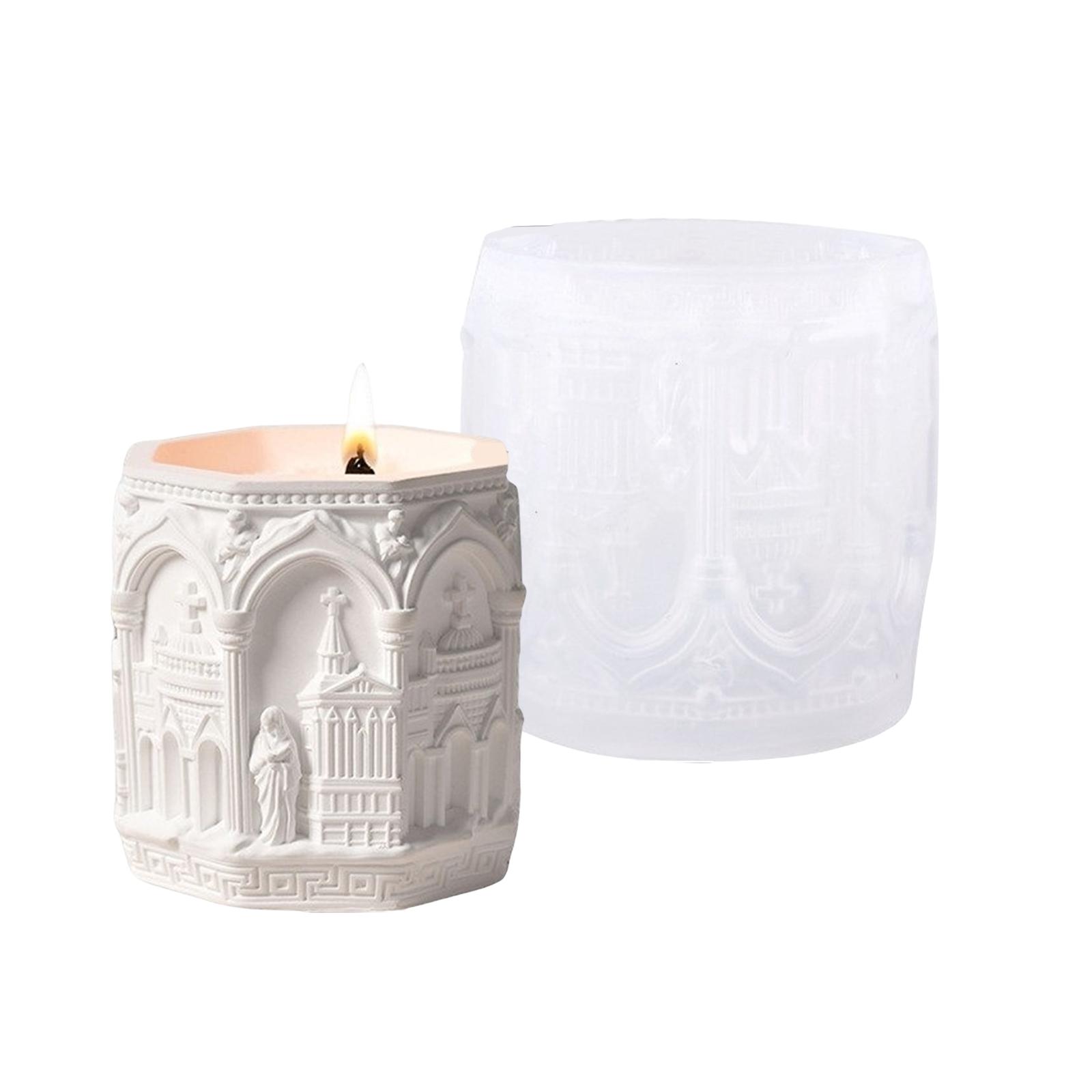 

Силиконовая форма для изготовления свечей и эпоксидной смолы, чашка для хранения «Ренессанс», рукоделие, скандинавский дизайн, украшение для дома