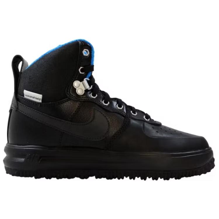 Nike Lunar Force 1 SneakerBoot Unisex Boots Black Metallic-Silver 654481-003