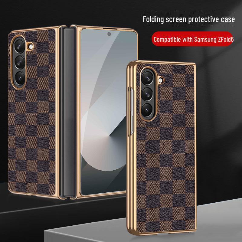 

Роскошный чехол с гальваническим покрытием для Samsung Galaxy ZFold6 Samsung ZFold6