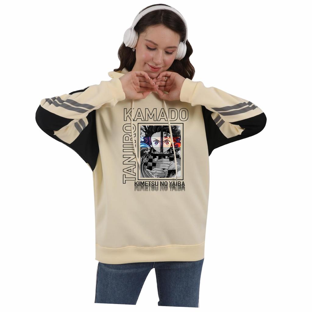 Demon Slayer Anime Mode Lässiges Kapuzensweatshirt für Männer und Frauen