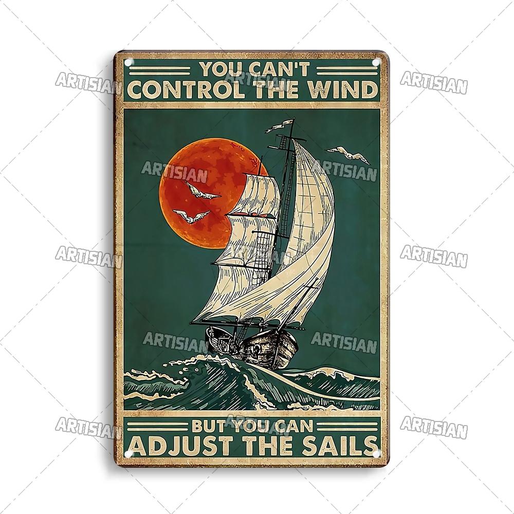 Handwerker Job Vintage Metallposter Matrose Metallschild Segeln Rostige Dekorative Blechplakette Wanddeko Garage Bar Pub Club Küche