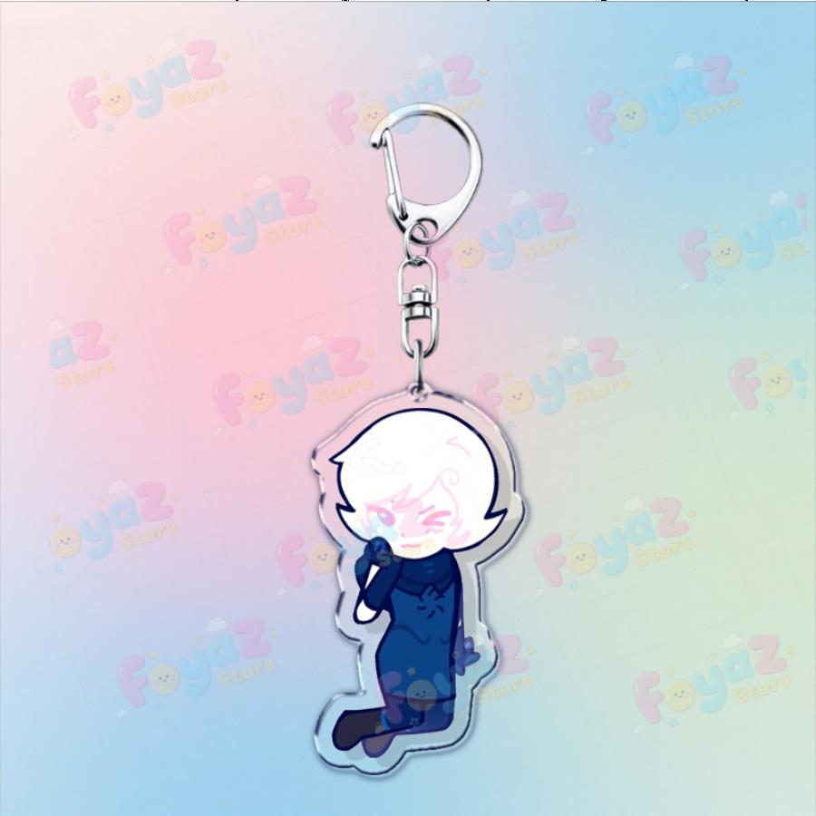 Cartoon Homestuck Keychain Accessories Bag Charms Dave Strider John Egbert Karkat Gamer Keyrings Jewelry Fans Freinds Gift