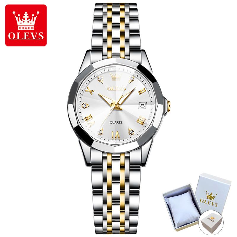 OLEVS 9931 Gift Box Quartz Watch Fashion Calendar Business Top Watch Waterproof Lady Watches