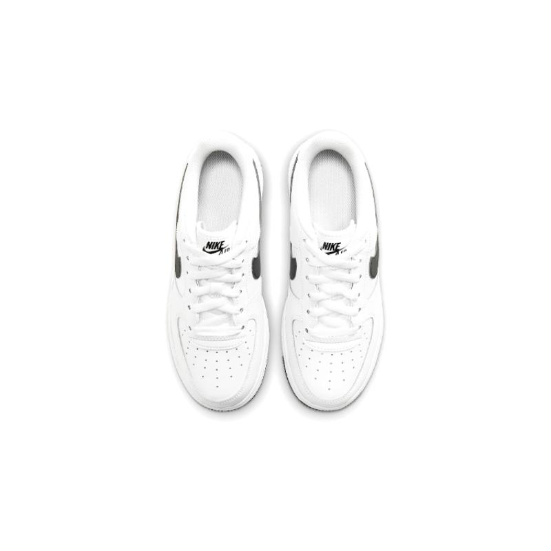 Nike Air Force 1 Low 'White Iron Grey Swoosh' GS Sneakers DJ4617-100