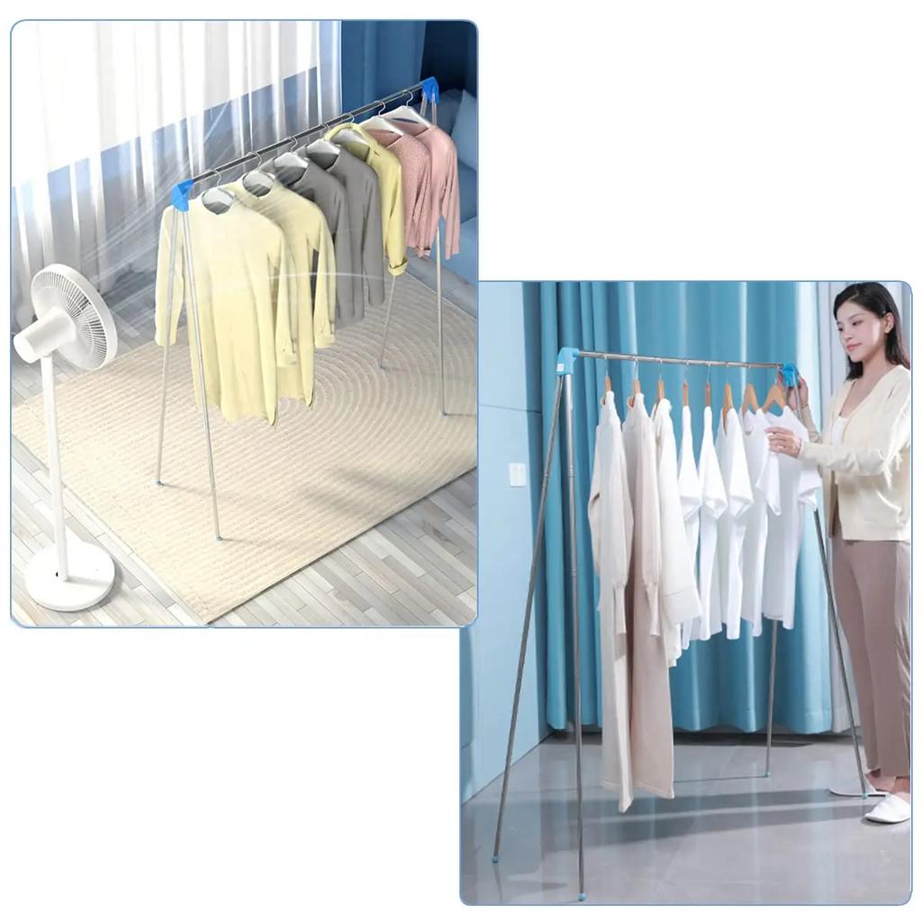 Travel Garment Drying Rack Stand,Foldable Clothing Hanger for Baby Laundry,Space Saving,Mini Hanging Coat Holder for Dry Clothes