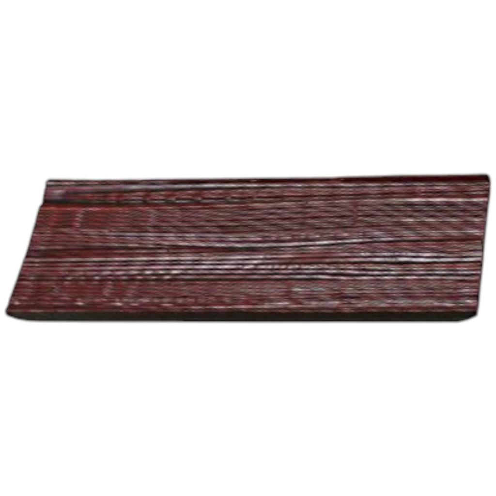 Premium Nigiri Sushi Driftwood Serving Plate Urushi Made In Japan J-Kitchens Plate, (Small), Lacquer, 27012422cm, Shatter-Resistant,