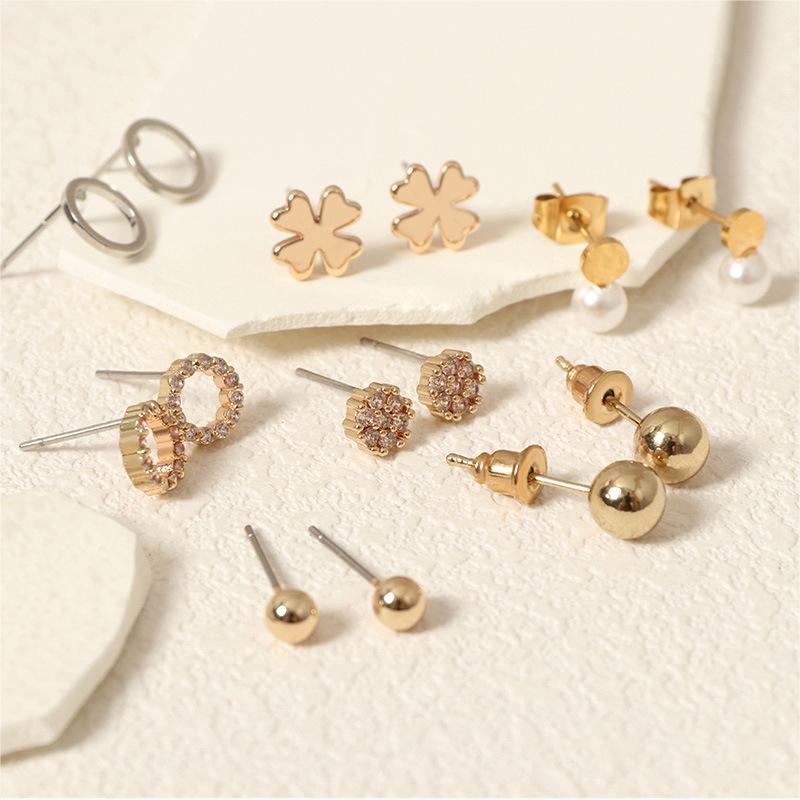 Fashionable Doudou Earrings for Women, Retro Simple and High-end Sense, Freshwater Pearl Earrings, Ear Holes, Anti-blocking Ear Decorations