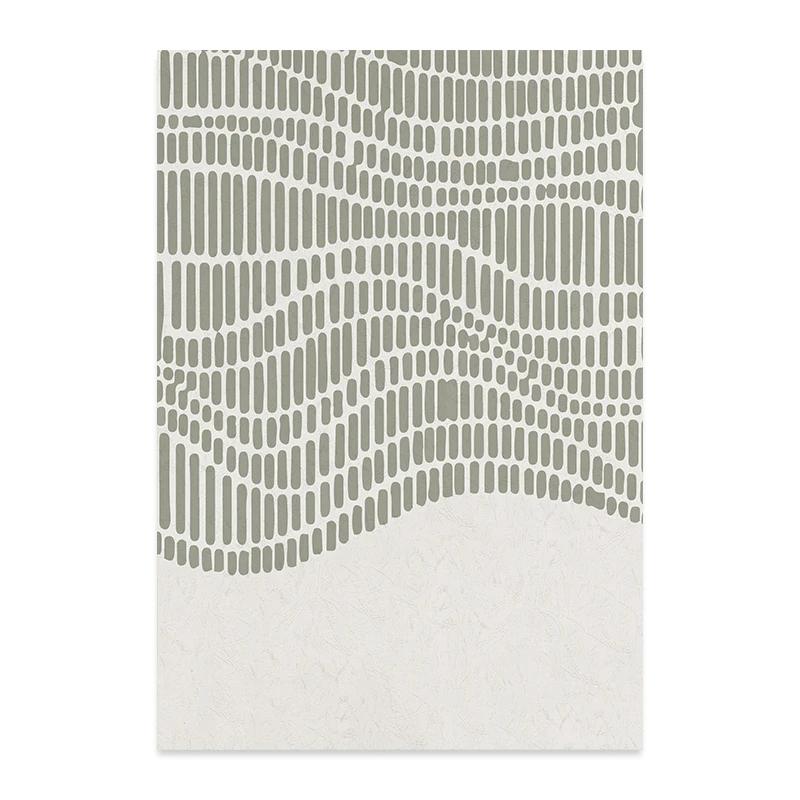 Abstract Line Landscape Leaves Green Posters Canvas Painting Wall Art Print Pictures for Bedroom Living Room Interior Home Decor