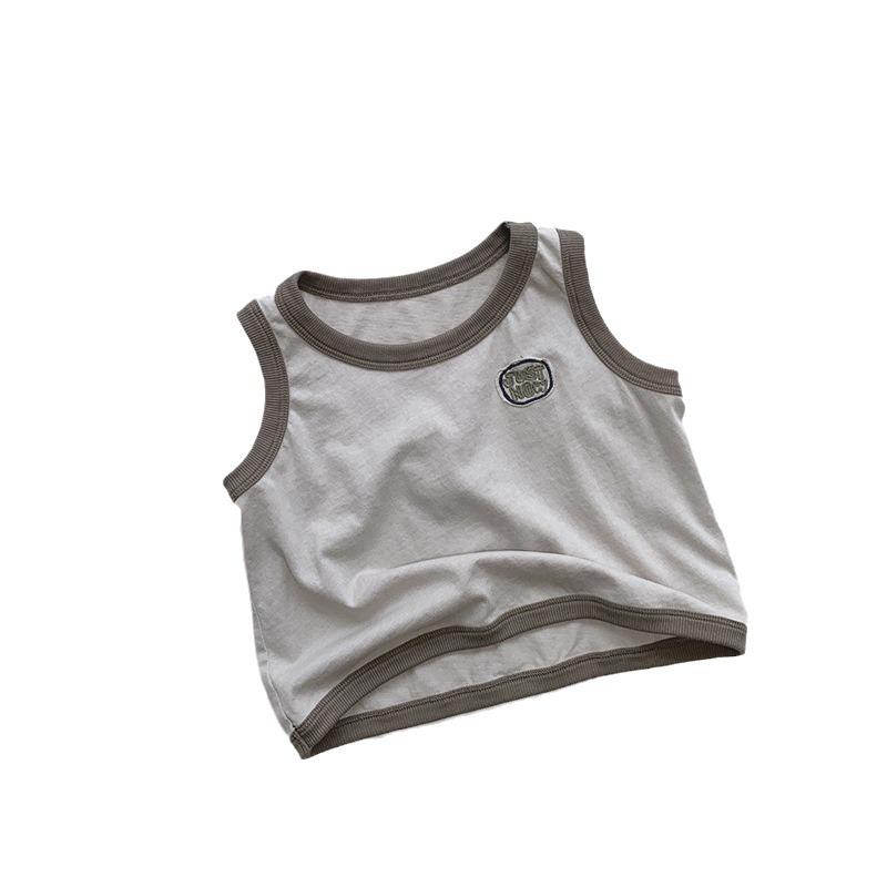 Children's Retro Mori Style Tank Top - Cool & Trendy Summer Vest for Boys & Girls