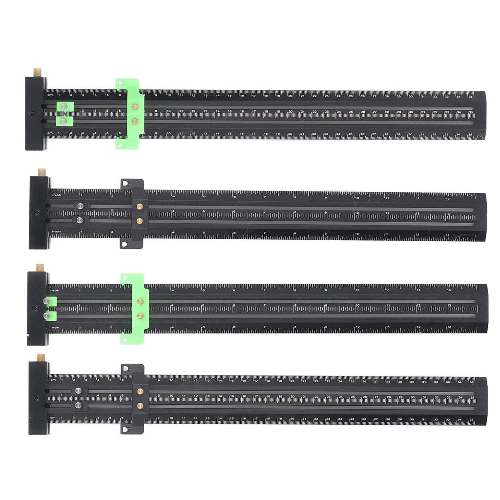 Riglă de scriere tip T din aliaj de aluminiu, multifuncțională, portabilă pentru prelucrarea lemnului, riglă pătrată în T cu stilou pentru