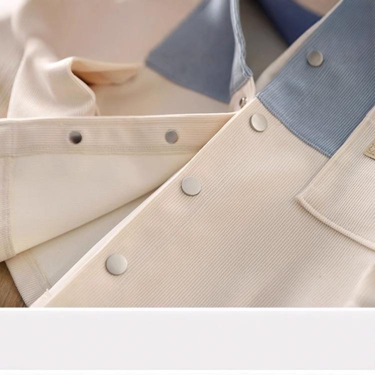 Boys Spring Autumn Thin Long Sleeve Shirt Jacket Fashionable Casual Kids Outerwear Top