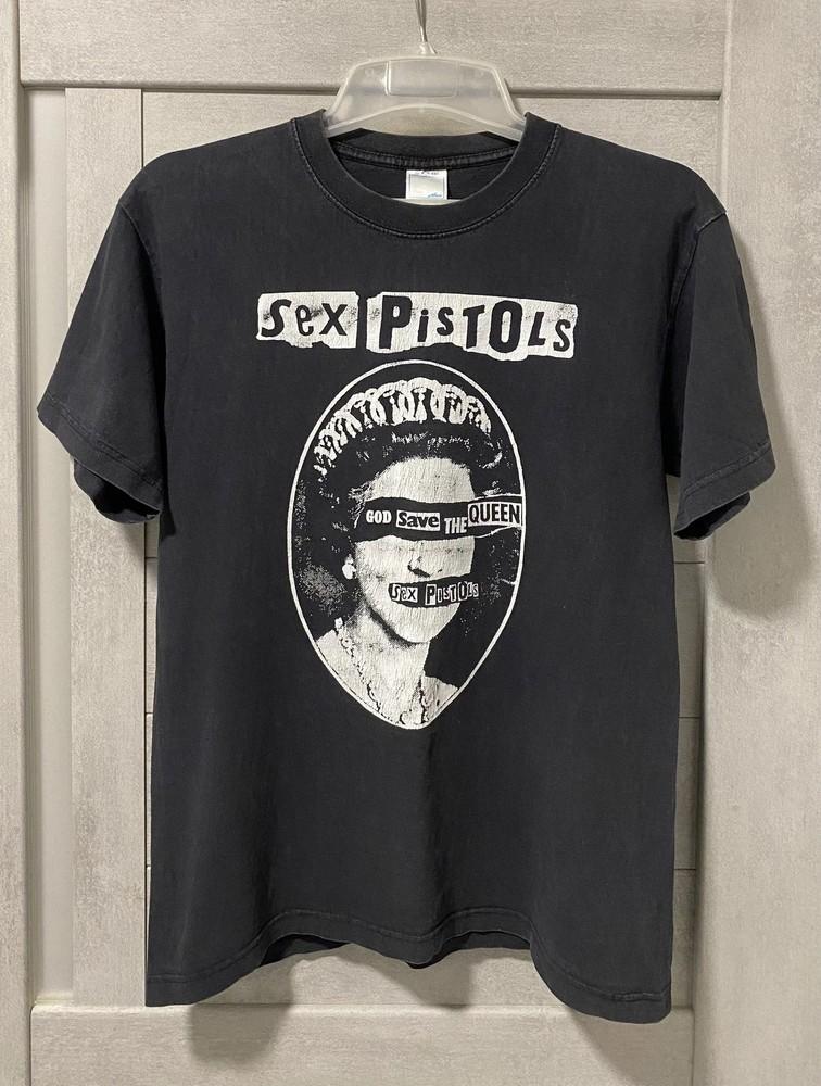 Sex Pistols God Save The Queen Cotton Black Unisex Tshirt S5XL Unisex T-Shirt S