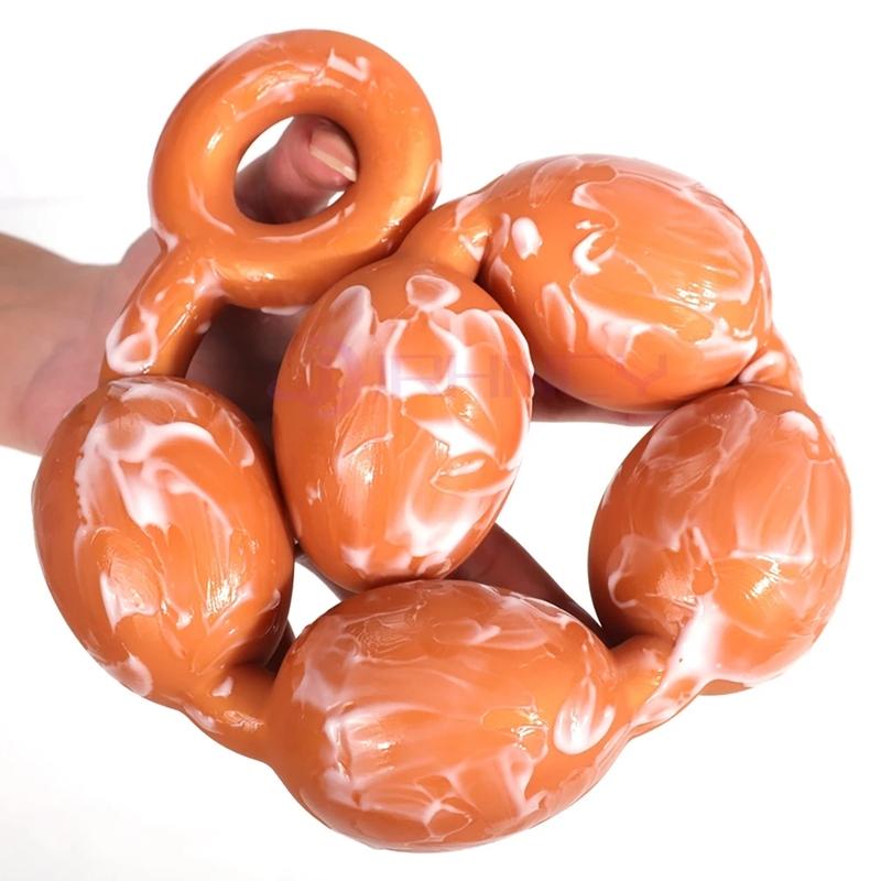 S/M/L Long Anal Plug Prostate Massage Silicone Butt Plug Enhancer Anal balls Sex Toys For Women Men Vaginal Ball Anal Toys