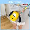Kids Cartoon Animal Pluto Nylon Shoulder Bag With Breathable And Durable Design For School Children