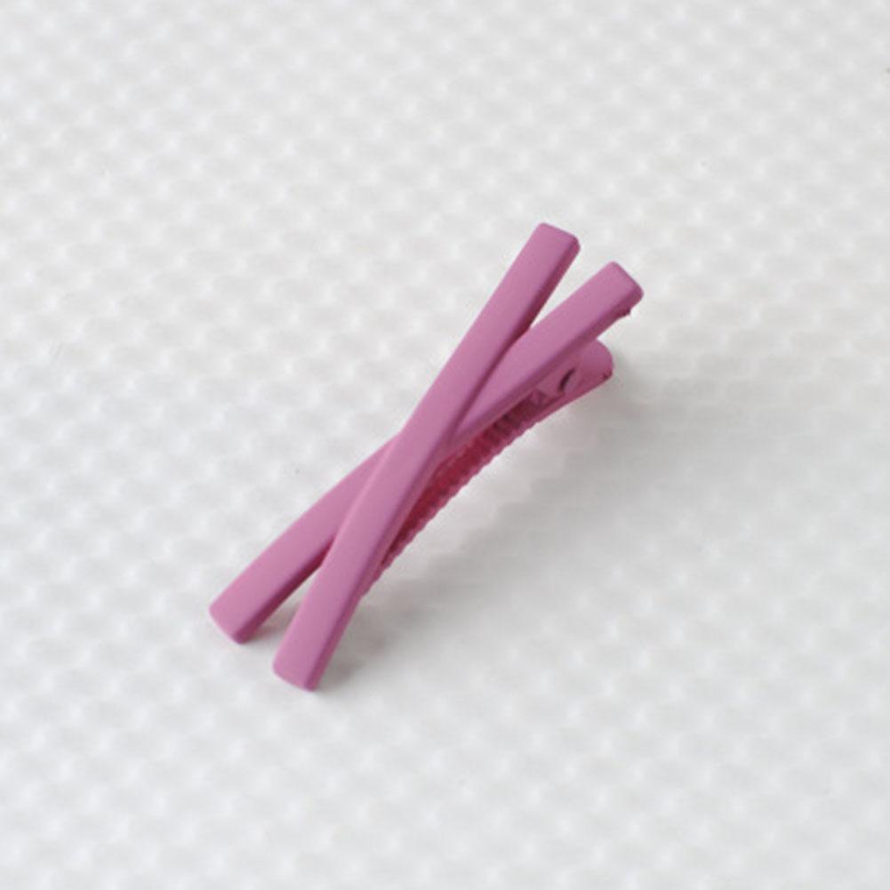 Women Girls Hair Clip Solid Color Cross Hairpin Hair Styling Tool Hair Accessories