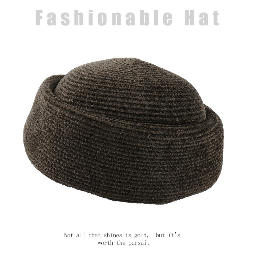 French Style Chenille Pillbox Hat Fedoras Fedora Hat Vintage Medicine Box Hat Wedding Party