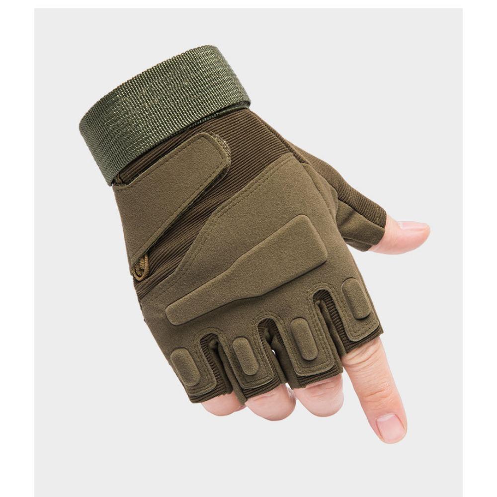 Outdoor Tactical Gloves Men and Women Field Military Fans Mountaineering Sports Motorcycle Riding Shade Fitness Half Finger Gloves