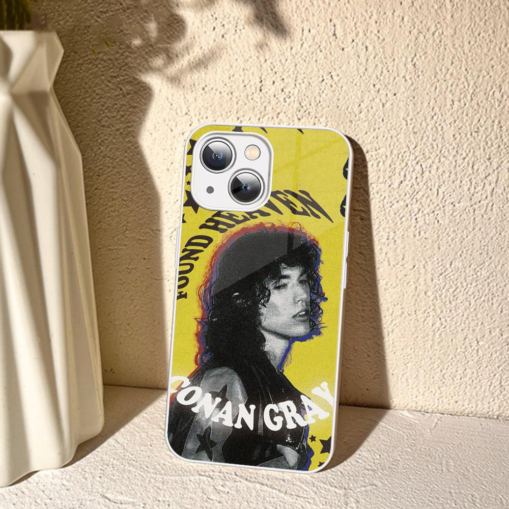 Conan Singer G-Gray Phone Case For IPhone 14 13 12 Mini 11 Pro XS Max X XR 14 Plus Tempered Glass Cover
