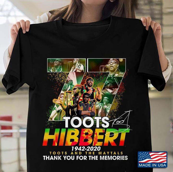 Toots Hibbert 1942-2020 Toots And The Maytals Shirt Black Unisex S-5XL E2251 XXL