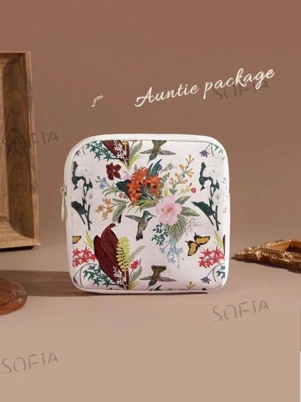 

Портативная симпатичная сумка для хранения гигиенических прокладок Сумка для хранения гигиенических прокладок Сумка для хранения ежедневных прокладок Сумка для менструальной сумки Сумка для помады One Size