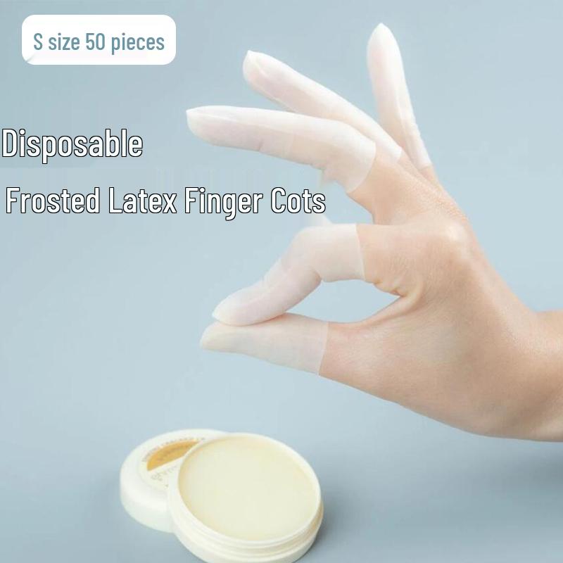 

Зволожуючі протиковзкі латексні напальчники: Водонепроникні, Захисні від тріщин, Матові захисні рукави