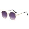 Occhiali da Sole Unisex Avanzati, Occhiali da Sole Retro con Montatura Larga, Specchio Piatto