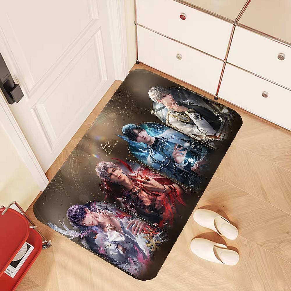 Game LOVE AND D-DEEPSPACE Floor Mat Non-Slip Laundry Room Mat Laundry Decor Balcony Child Living Room Alfombra