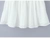 French Chic White Lace Camisole Dress: Summer Waist-Cinching Sexy Short Skirt for Women