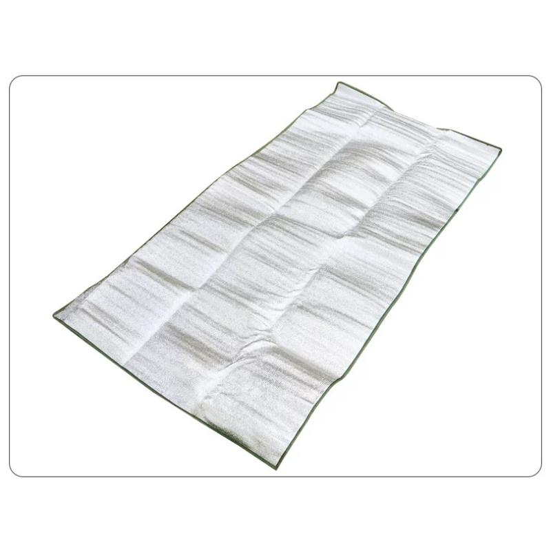 1pcs Moisture Proof Mats Outdoor Camping Picnic Mat Thick Double-sided Aluminum Foil Sleeping Pad Tent Groundsheet Lightweight and Easy To Store